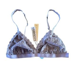 Cosabella Cosabella Never Say Never Dreamie Triangle Bralette in Lilac, L, NWT